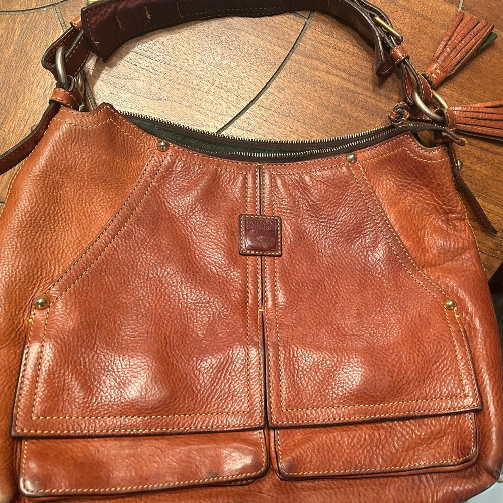 Brown Leather Shoulder Bag